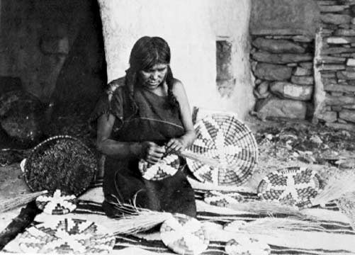Hopi Basket Weaver