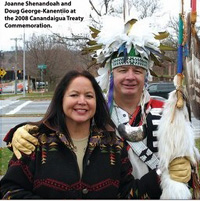photo of Joanne Shenandoah and Doug George-Kanentio